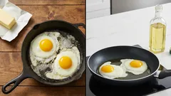 Máslo nebo rostlinný olej: Jak správně smažit vejce?